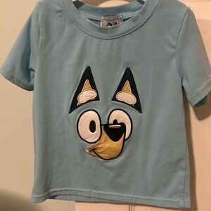 2t Bluey embroidery shirt